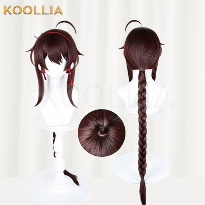 Virtual Singer Yuezheng Ling Long Brown Hair Basic Wig