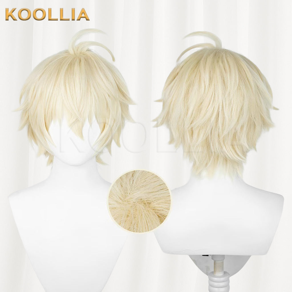 Seraph of the end Mikaela Hyakuya Short Blonde Hair Basic Wig