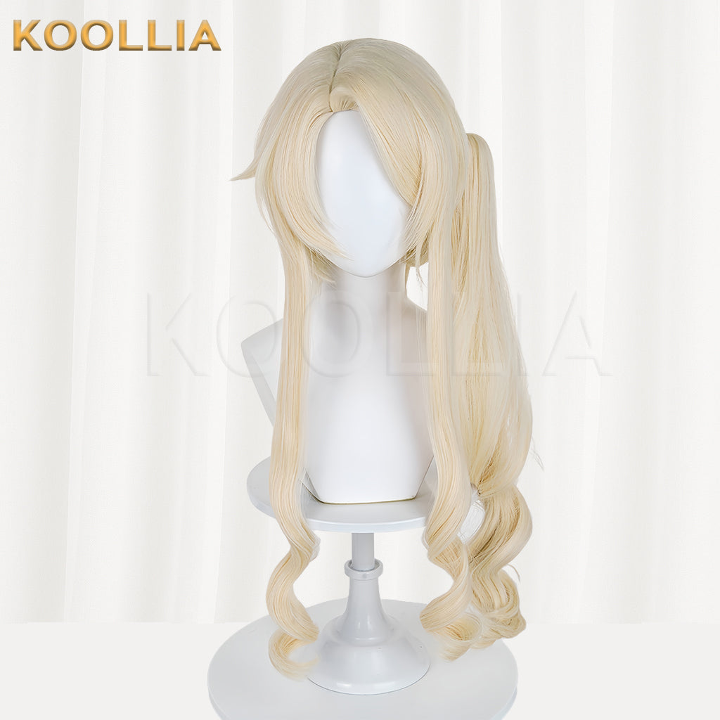 Blue Archive Yurizono Seia Long Yellow Hair Basic Wig