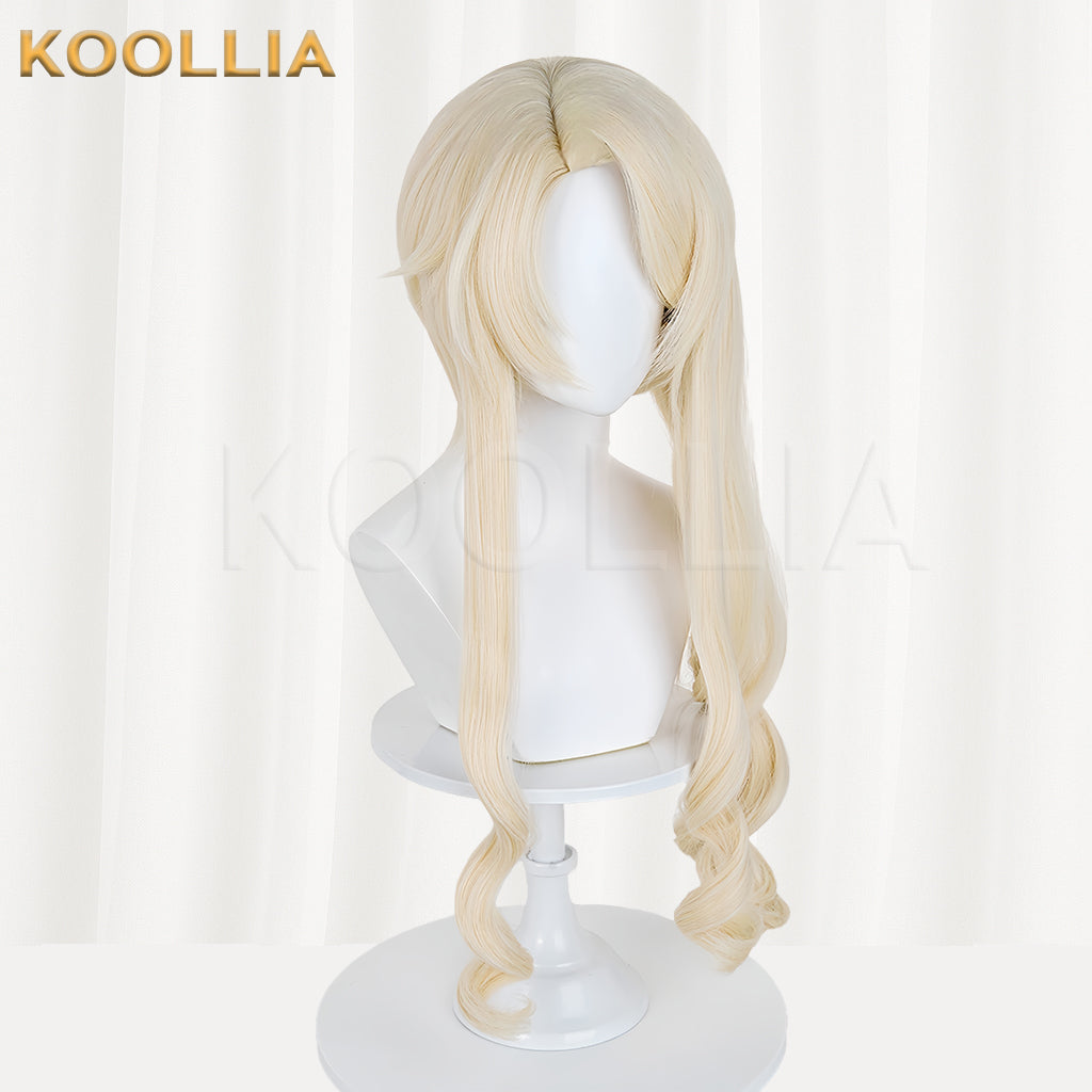Blue Archive Yurizono Seia Long Yellow Hair Basic Wig