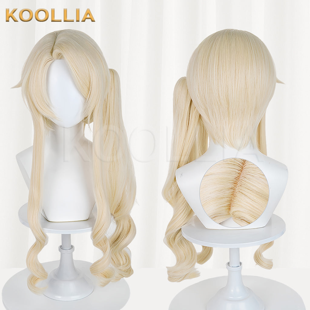 Blue Archive Yurizono Seia Long Yellow Hair Basic Wig