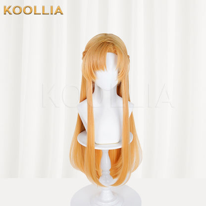 Sword Art Online Yuuki Asuna Long Blonden Hair Basic Wig