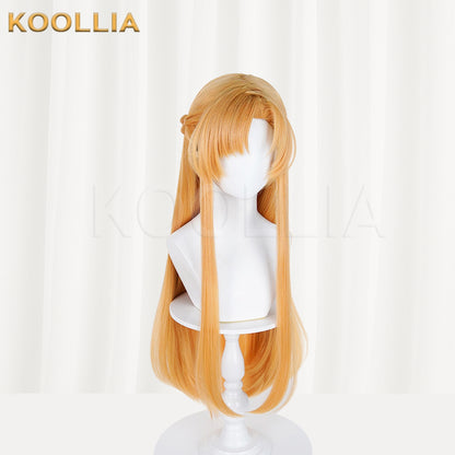 Sword Art Online Yuuki Asuna Long Blonden Hair Basic Wig