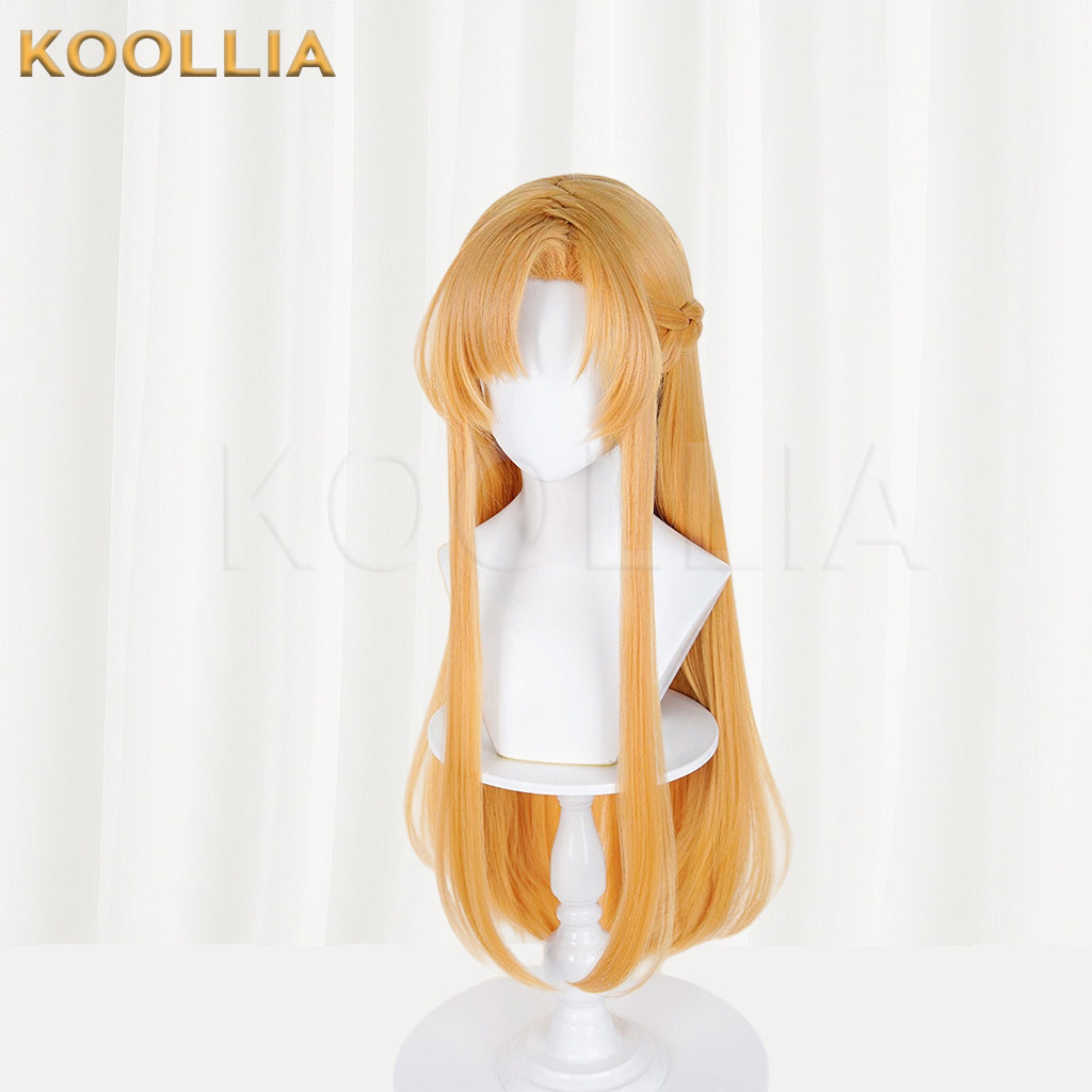Sword Art Online Yuuki Asuna Long Blonden Hair Basic Wig