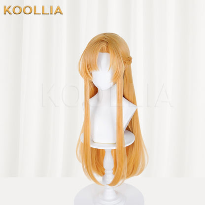 Sword Art Online Yuuki Asuna Long Blonden Hair Basic Wig