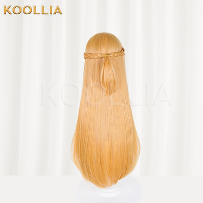 Sword Art Online Yuuki Asuna Long Blonden Hair Basic Wig