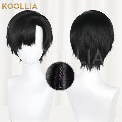 Love and Deepspace Zayne Short Black Hair Basic Wig