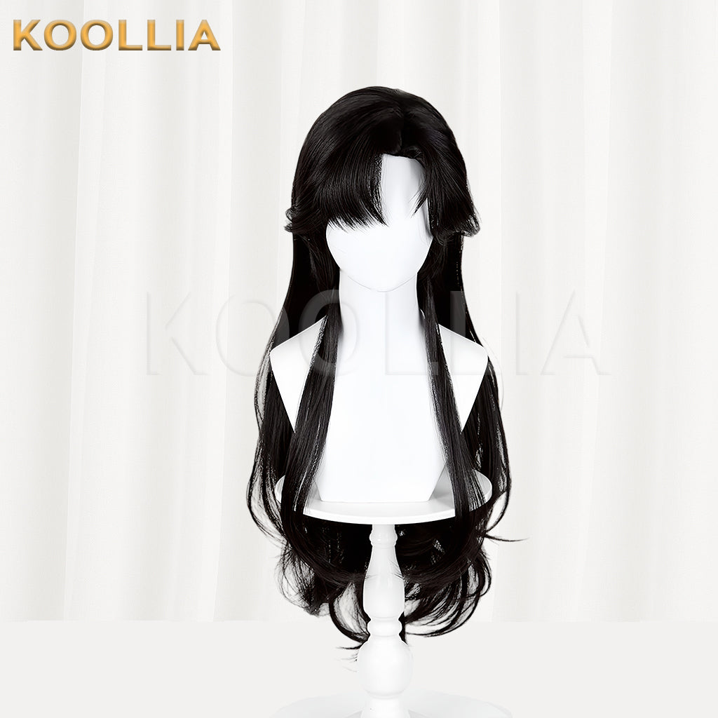 Love and Deepspace Zayne Long Black Hair Basic Wigs– KOOLLIA