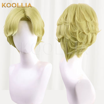 Attack on Titan Zeke Jaeger Short Blonde Hair Basic Wig - KOOLLIA