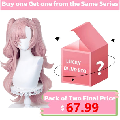 Zenless Zone Zero Nicole Demara Long Pink Hair Basic Wig  KOOLLIA