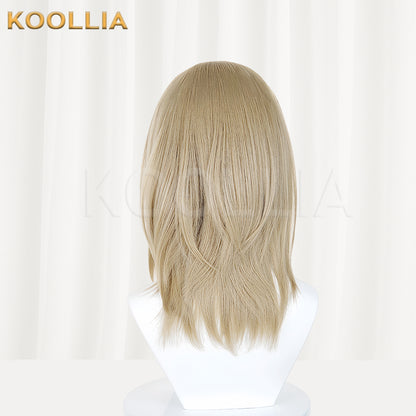 Paper House Zhao Ying Short Ash-Blonde Hair Basic Wig