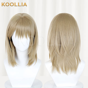 Paper House Zhao Ying Short Ash-Blonde Hair Basic Wig Multi-angle Display by koollia
