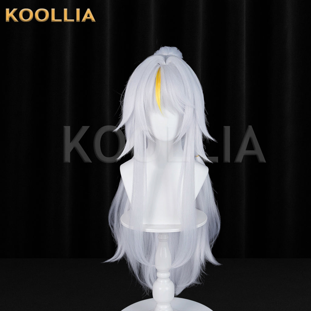Genshin Impact ZiBai Long White Hair Basic Wig