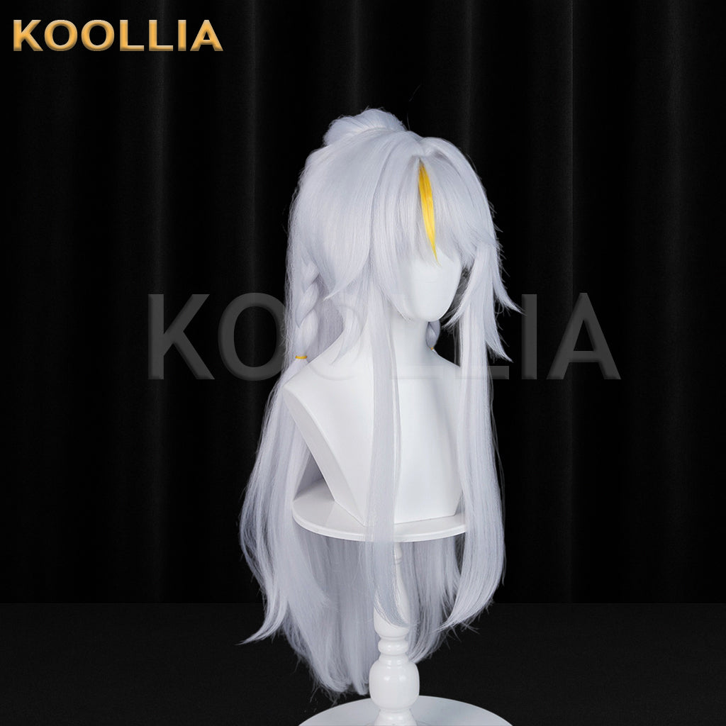 Genshin Impact ZiBai Long White Hair Basic Wig