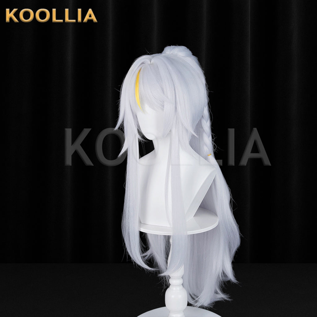 Genshin Impact ZiBai Long White Hair Basic Wig