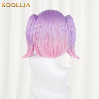 Honor of Kings Xiao Qiao（You Make My Heart Flutter) Short Mix Hair Basic Wig