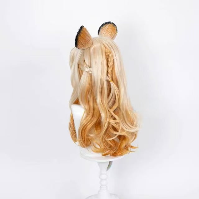 Genshin Impact Xilonen Long Yellow Hair Basic Wig