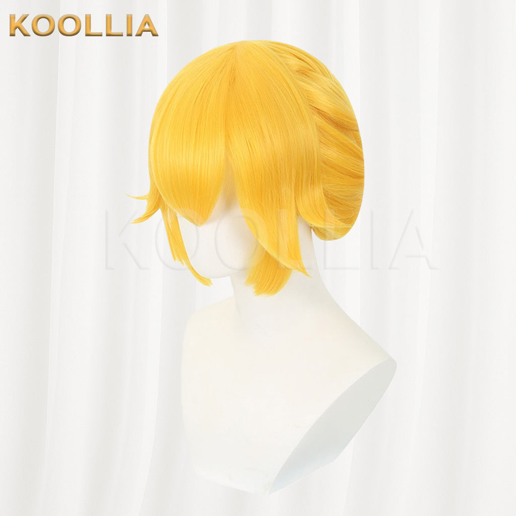 Super Mario Princess Peach Golden Basic Wig