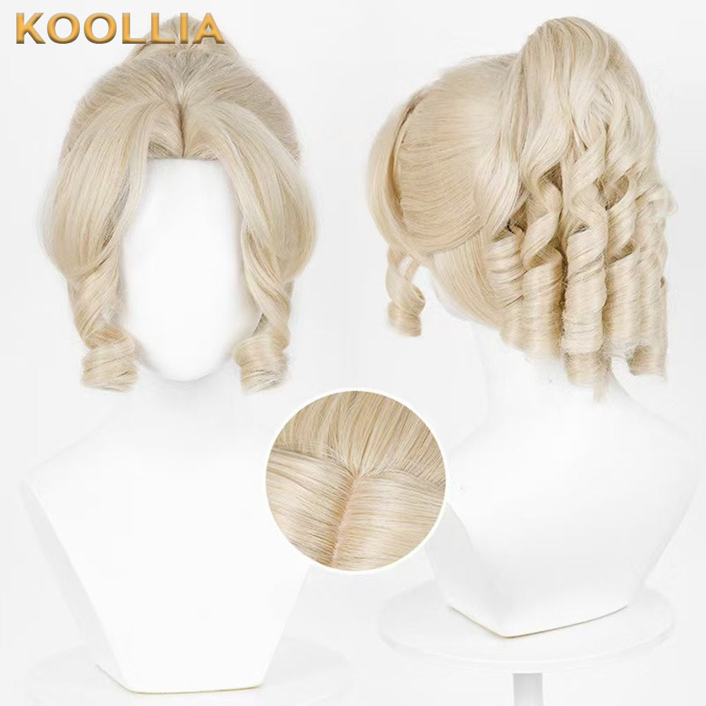 IdentityV Journalist Alice DeRoss(Alice in Dreamland) Long Blonde Hair Basic Wig