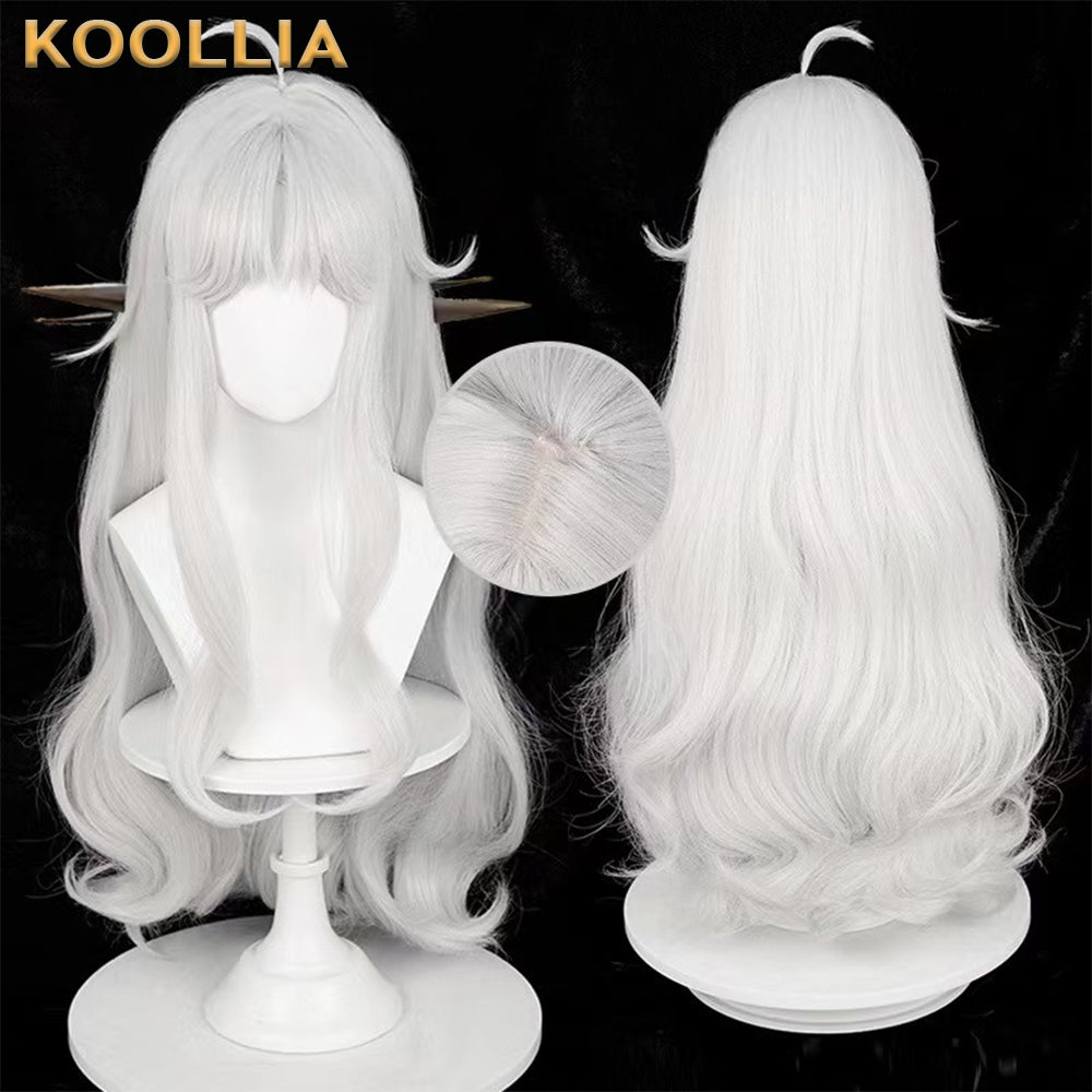 IdentityV Little Girl Alice DeRoss(Compasso) Long Silver Hair Basic Wig