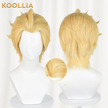 IdentityV Hermit Alva Lorenz(Warden) Short Golden Hair Basic Wig - KOOLLIA