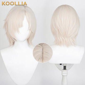 IdentityV Gravekeeper Andrew Short Golden Hair Basic Wig - KOOLLIA