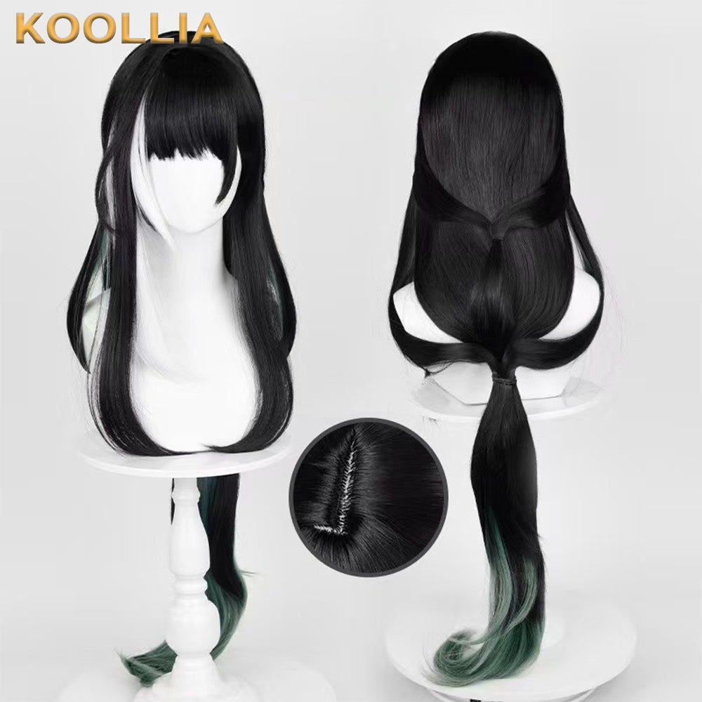 Wuthering Waves Baizhi Long Black Hair Basic Wig