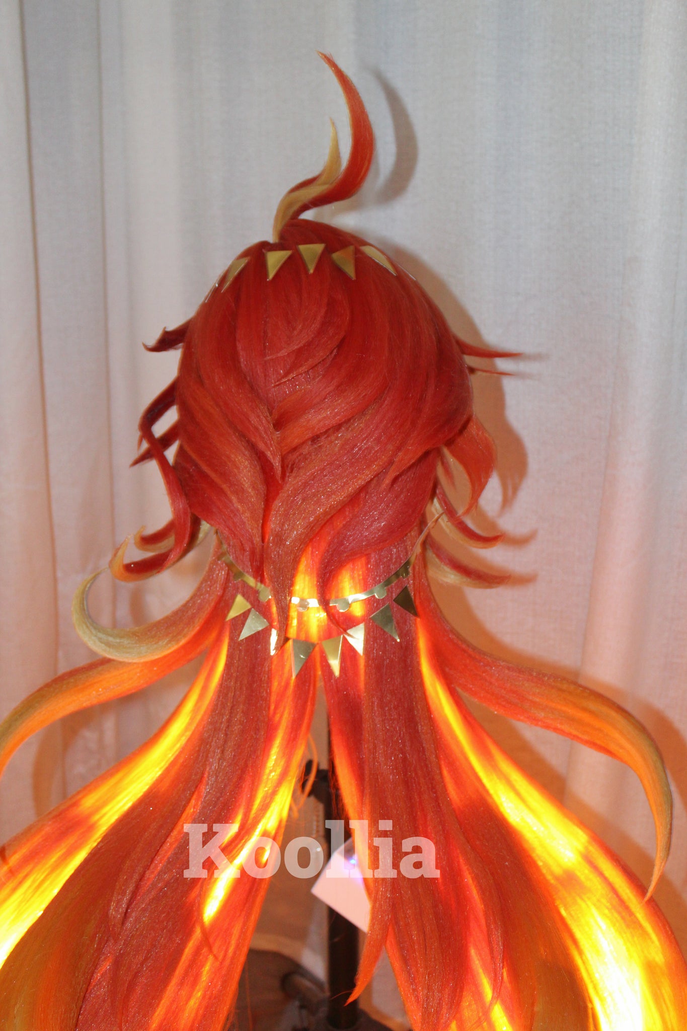 Mavuika from Genshin Impact Antigravity Commission Wig（With LED light）