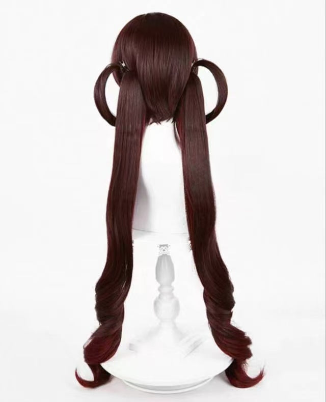 Genshin Impact Hutao Long Brown Hair Basic Wig