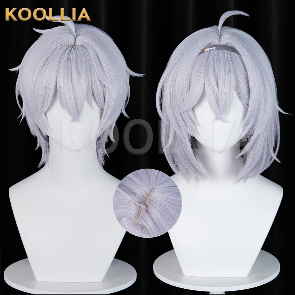 Game Neverness to Everness Esper Zero Gradient Light Gray Base Wig