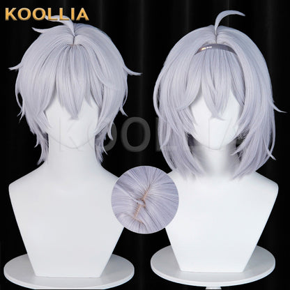 Game Neverness to Everness Esper Zero Gradient Light Gray Base Wig