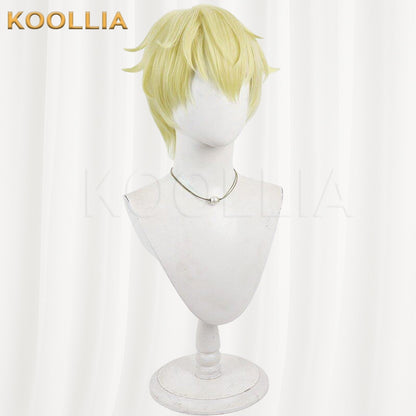 Which Side of Tama-kun Is It Now? Natsuki Ishiba Light Gold Basic Wig