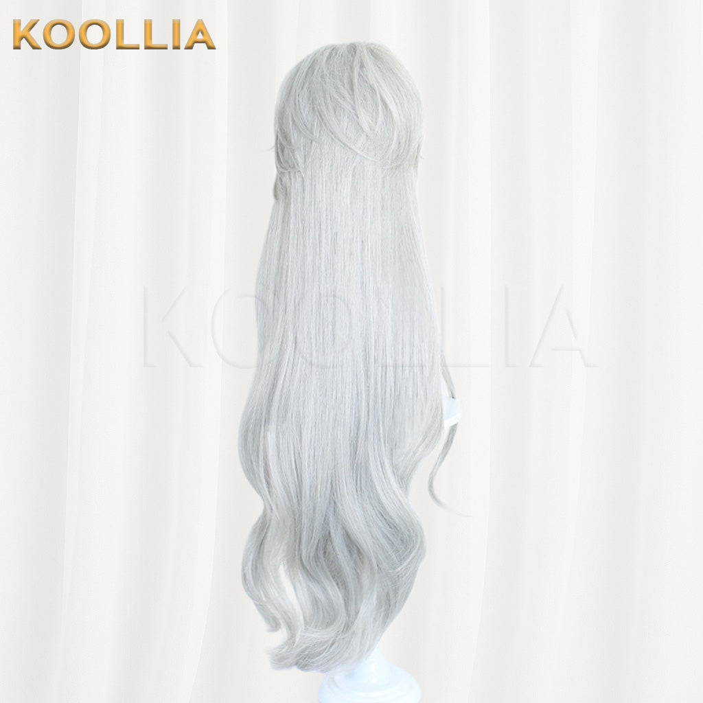 Love and Deepspace Qin Che Silver Gray Basic Wig