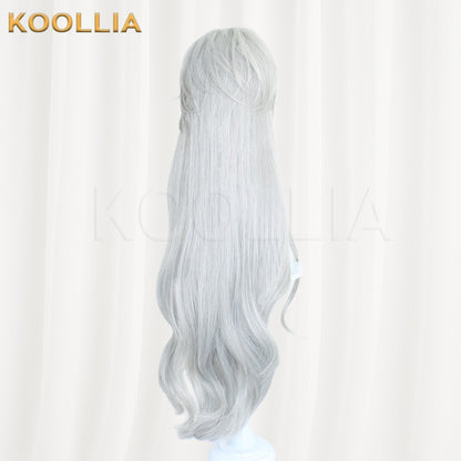 Love and Deepspace Qin Che Silver Gray Basic Wig