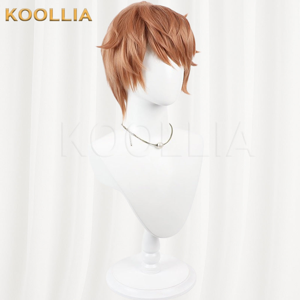 Granblue Fantasy Gran Light Orange Brown Basic Wig
