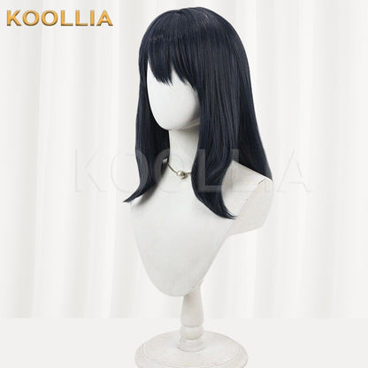SSSS.GRIDMAN Takarada Rikka Pure Black Basic Wig