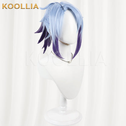 League of Legends Akali Star Guardian Blue Purple Gradient Basic Wig