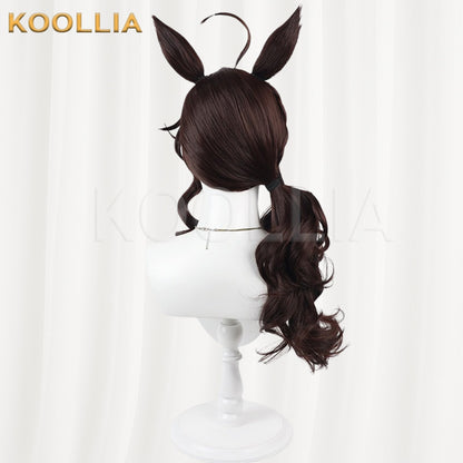 Uma Musume Pretty Derby Daring Tact Dark Brown Basic Wig