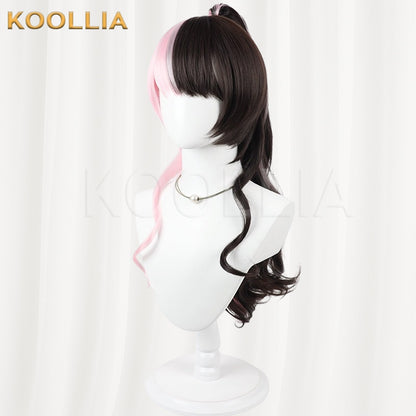 VTuber Tachibana Hinano Black & Pink Split Dye Basic Wig