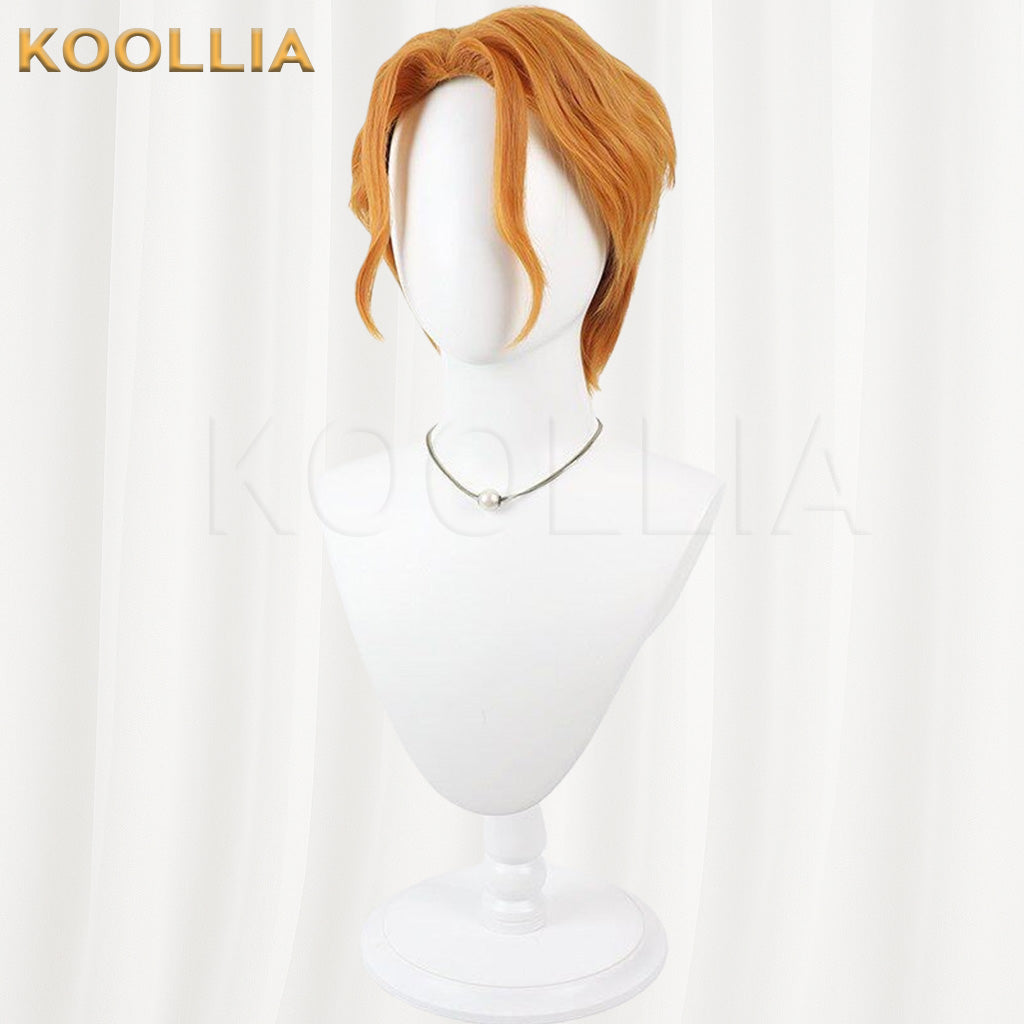 Twisted Wonderland Cater Diamond Orange Yellow Basic Wig
