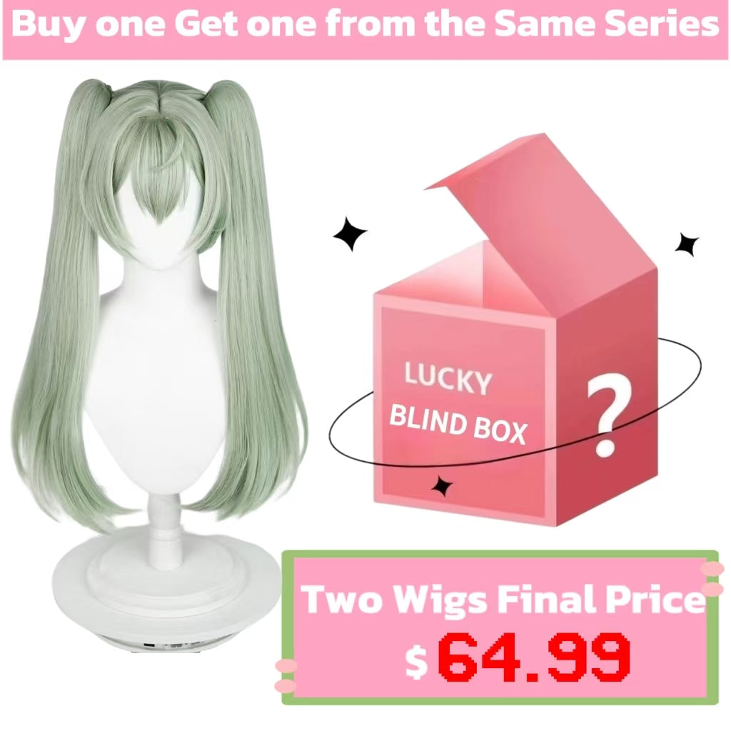 Zenless Zone Zero Corin Wickes Long Green Hair Basic Wig