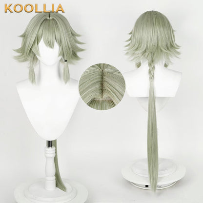 Zenless Zone Zero Caesar Long Green Hair Basic Wig