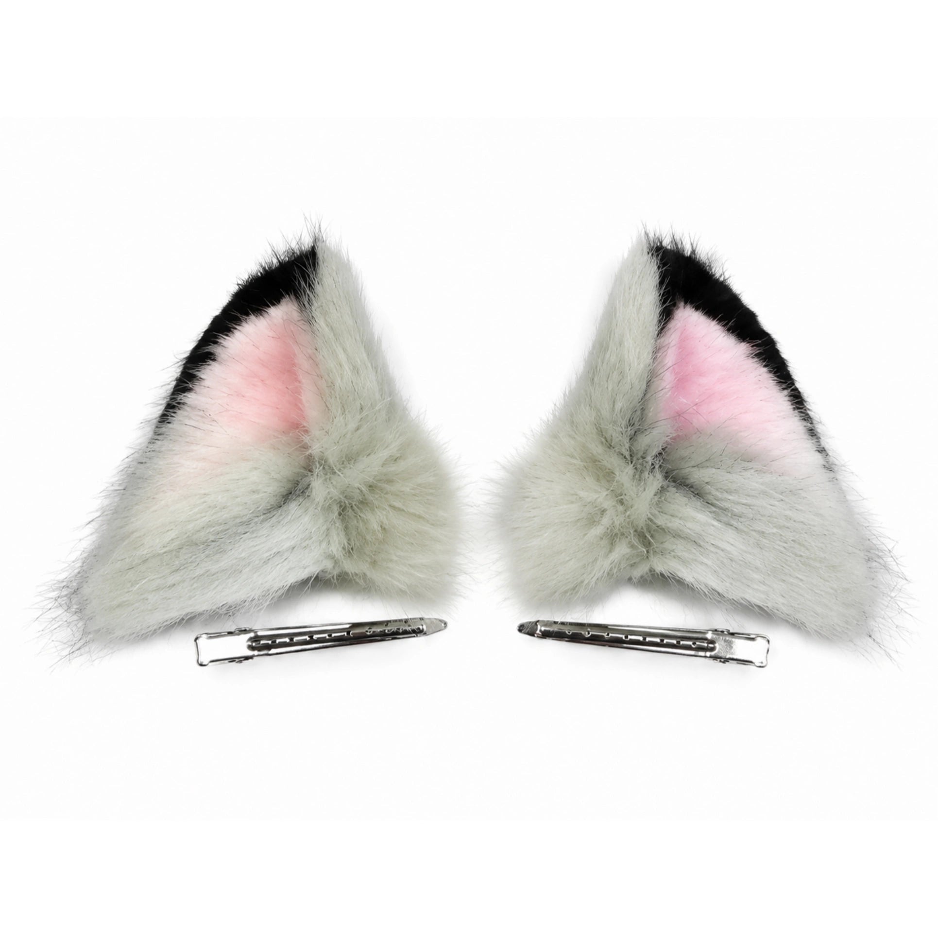 KOOLLIA Fluffy Faux Fur Handmade Cat Ear Hair Clips（PRE-ORDER)