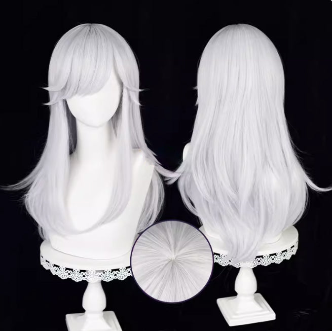 Genshin Impact Cyno Long White Hair Basic Wig