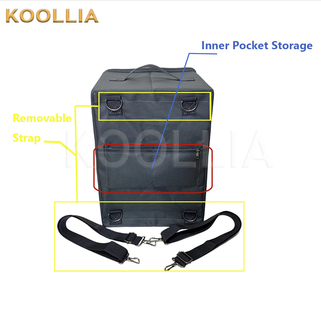 Wig carrying Bag Waterproof Protection Fake Hair Shoulder Strap Portable