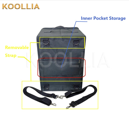 Wig carrying Bag Waterproof Protection Fake Hair Shoulder Strap Portable