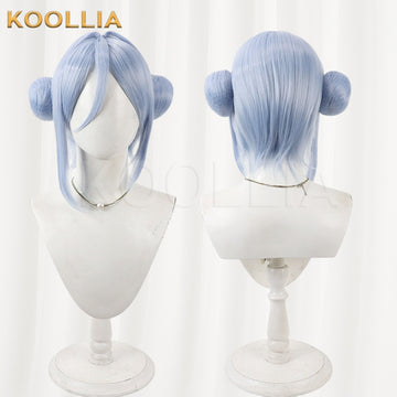 Eternal Return Vanya Ice Blue Basic Wig Multi-angle Display by koollia