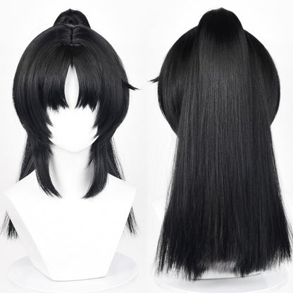 Zenless Zone Zero Nekomiya Mana Long Black Hair Basic Wig