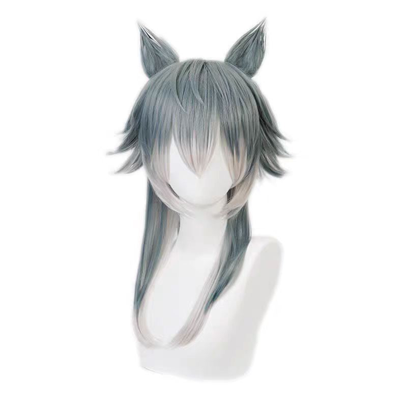 Beastars Legoshi Lange Mix Grau Basic Perücke