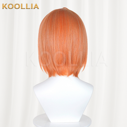 LoveLive Sunshine Chika Takami Warm Orange Bob Basic Wig